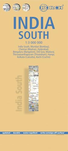 India South. Map 1:3 000 000: Einzelkarten: India South 1:3 000 000, Mumbai 1:30 000, Kolkata 1:30 000, Chennai 1:30 000, Hyderabad 1:30 000, ... Koch