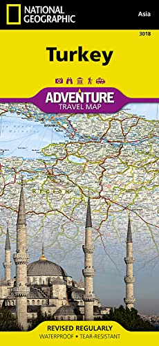 National Geographic Turkey Map: Travel Maps International Adventure Map