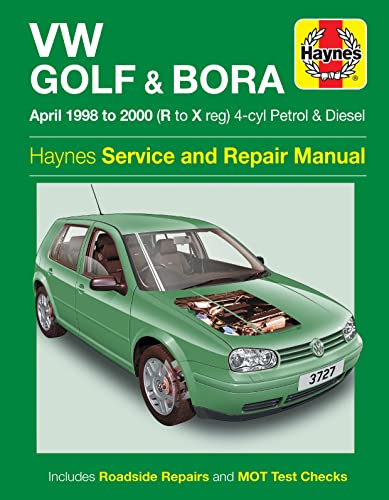 Vw Golf & Bora Petrol & Diesel (April 98 - 00) Haynes Repair Manual