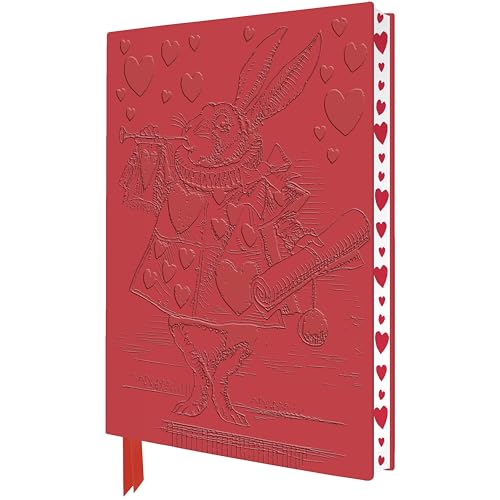 Alice In Wonderland - White Rabbit Artisan Art Notebook: White Rabbit Artisan Art Notebook Flame Tree Journals
