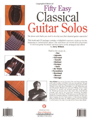 Fifty Easy Classical Guitar Solos