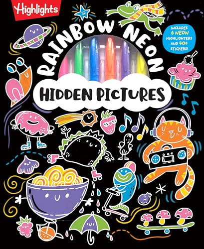 Rainbow Neon Hidden Pictures
