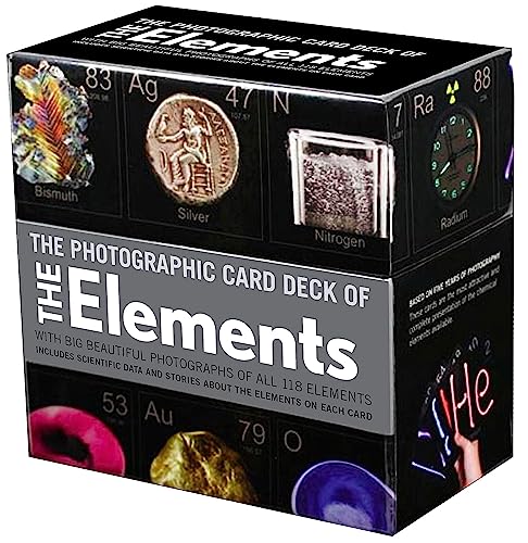 Photographic Card Deck Of The Elements: With Big Beautiful Photographs Of All 118 Elements In The Periodic Table