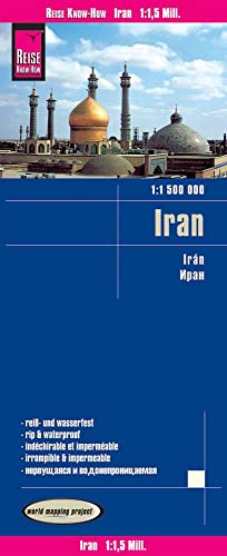 Reise Know-How Landkarte Iran 1 : 1.500.000: World Mapping Project