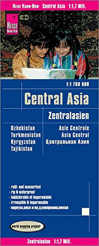 Reise Know-How Landkarte Zentralasien (1:1.700.000) : Usbekistan, Kirgisistan, Turkmenistan Und Tadschikistan: World Mapping Project