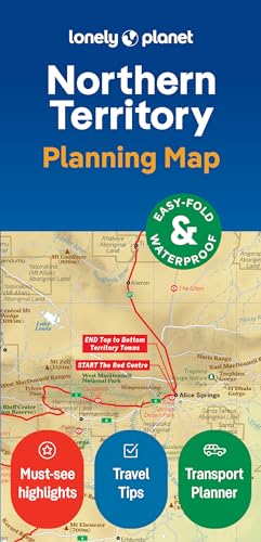 Lonely Planet Northern Territory Planning Map