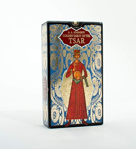 Golden Tarot Of The Tsar: 78 Full Colour Tarot Cards With Gold Foil Impressions