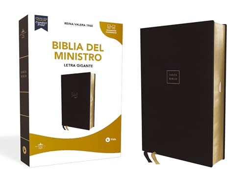 Santa Biblia / Holy Bible: Reina-Valera 1960 Biblia Del Ministro, Negra, Leathersoft, Referencias, Tabla De Pesas Y Medidas, Comfort Print,