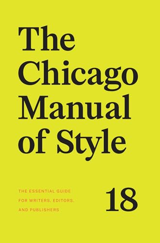 The Chicago Manual Of Style