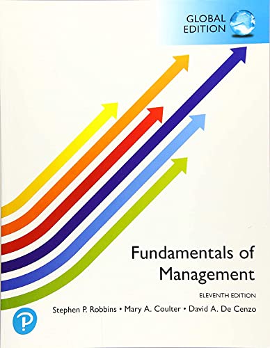 Fundamentals Of Management. Global Edition