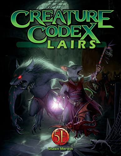 Creature Codex Lairs For 5Th Edition: Volume 3