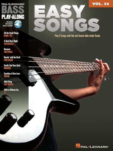 Easy Songs (34): Bass Play-Along Volume 34
