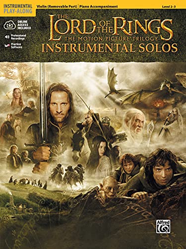 The Lord Of The Rings Instrumental Solos For Strings: Violin (With Piano Acc.), Book & Cd [Lingua Inglese]