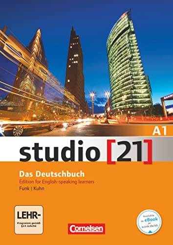 Studio [21] Grundstufe A1: Gesamtband - Deutsch-Englisch: Kurs- Und Übungsbuch Mit Dvd-Rom. Dvd: E-Book Mit Audio, Interaktiven Übungen, Videoclips