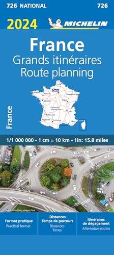 France Grands Itineraires 11726 2024: Straßen- Und Tourismuskarte 1:1.000.000 Autoren