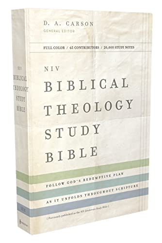 Holy Bible: New International Version, Biblical Theology Study Bible, Comfort Print; Follow God’S Redemptive Plan As It Unfolds Throughout Scripture