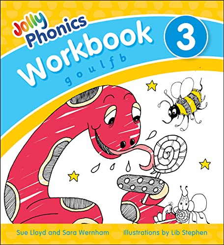 Jolly Phonics Workbook 3: In Precursive Letters (British English Edition)