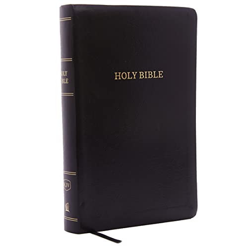 The Holy Bible: King James Version, Black Leatherflex, Personal Size, Giant Print, Reference Bible: Red Letter Edition