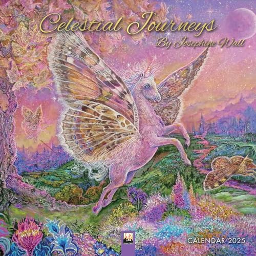 Celestial Journeys By Josephine Wall Wall Calendar 2025: Art Calendar
