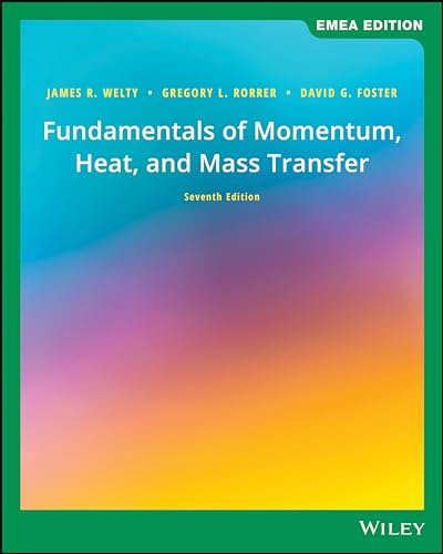 Fundamentals Of Momentum, Heat, And Mass Transfer, Emea Edition