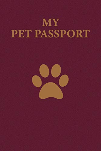 My Pet Passport: Record Your Pet Medical Info: Vaccination, Weight, Medical Treatments, Vet Contacts And More... Look The Description.