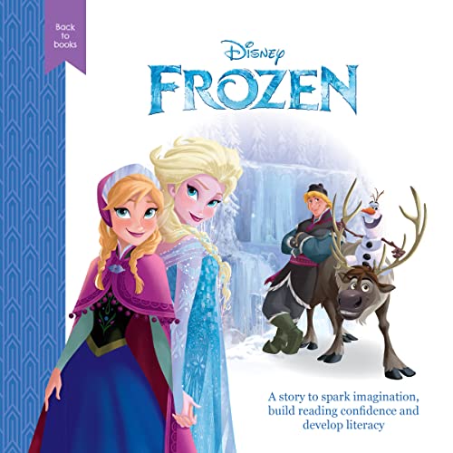 Disney Back To Books: Frozen | Disney | Build Reading Confidence | Develop Literacy | National Literacy Framework In Wales | Hardback