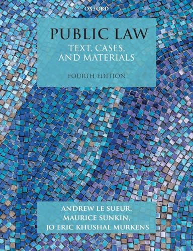 Public Law: Text, Cases, And Materials