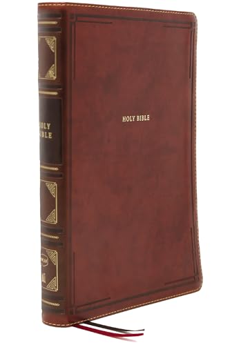 Nkjv, Reference Bible, Center-Column Giant Print, Leathersoft, Brown, Red Letter, Comfort Print: New King James Version, Brown, Leathersoft, Giant Pri