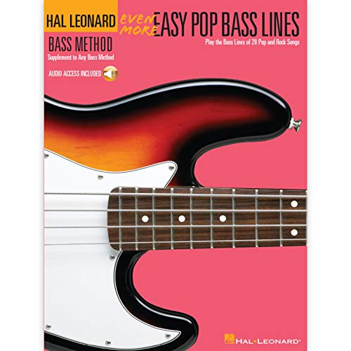 Even More Easy Pop Bass Lines: Supplemental Songbook To Book 3 Of The Hal Leonard Bass Method