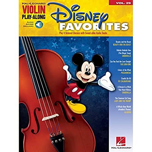 Disney Favorites: Violin Play-Along: Volume 29 - 8 Favorites