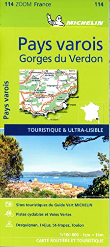 Pays Varois 11114 Carte Zoom Michelin Kaart: Map