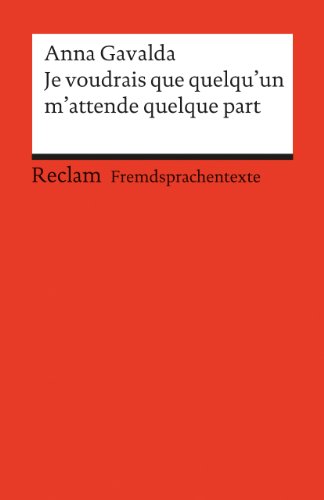 Je Voudrais Que Quelqu'Un M'Attende Quelque Part: 9105