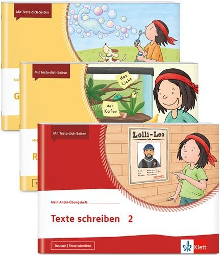 Paket Deutsch 2: 3 Hefte Im Paket: Richtig Schreiben, Grammatik Üben, Texte Schreiben Klasse 2