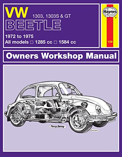 Vw Beetle 1303, 1303S & Gt (72 - 75) Haynes Repair Manual