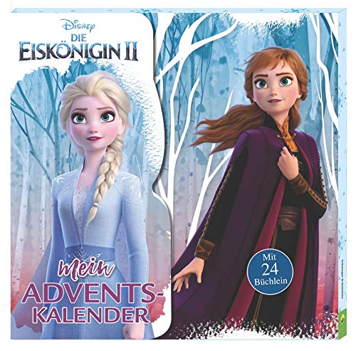 Die Eiskönigin 2 Mein Adventskalender. Kalenderbox Mit 24 Mini-Büchlein: Erlebe Weihnachten Mit Elsa Und Anna. Für Kleine Frozen-Fans Ab 3 Jahren