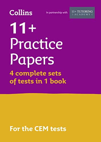 11+ Verbal Reasoning, Non-Verbal Reasoning & Maths Practice Papers (Bumper Book With 4 Sets Of Tests): For The 2024 Cem Tests