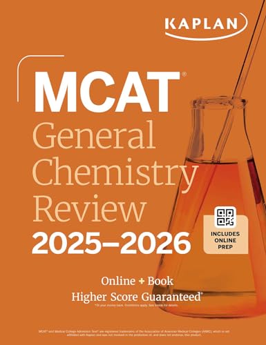 Kaplan Mcat General Chemistry Review 2025-2026: Online + Book