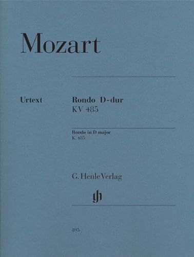Rondo D-Dur Kv 485: Instrumentation: Piano Solo