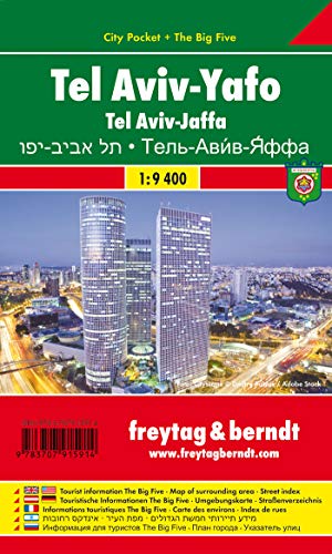 Tel Aviv - Yafo 1 : 9.400. City Pocket + The Big Five [Lingua Inglese]: Tel Aviv - Jaffa: Pl 526 Cp