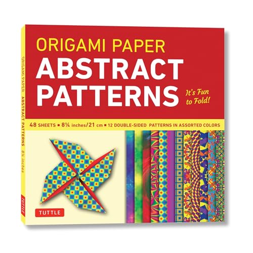 Origami Paper - Abstract Patterns: Tuttle Origami Paper: Large Origami Sheets Printed With 12 Different Designs: Instructions For 6 Projects Included