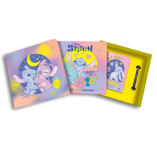 2025 Calendar Disney Stitch Calendar, A5 Diary And Pen Gift Box Set Official Product: Original Danilo-Collectors Gift Box Set [Kalendar]