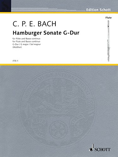Hamburger Sonata: Fur Flote Und Basso Continuo / For Flute And Basso Continuo : G-Dur / G Major / Sol Majeur