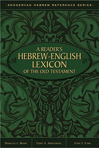 Reader'S Hebrew-English Lexicon Of The Old Testament