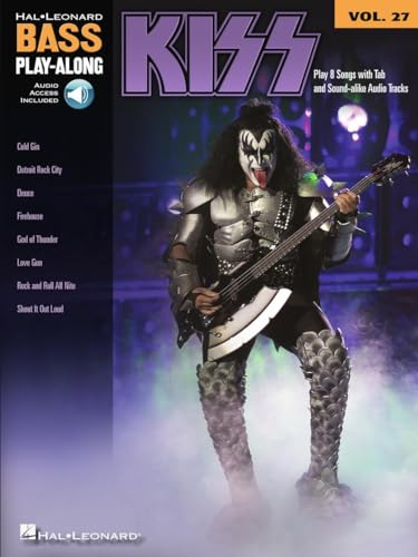Kiss [Lingua Inglese]: Bass Play-Along Volume 27