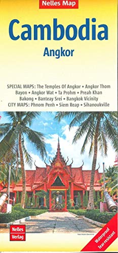 Cambodia - Angkor 1 : 1 500 000: Kambodscha / Cambodge / Camboya