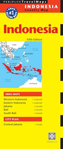 Periplus Travelmaps Indonesia Country Map