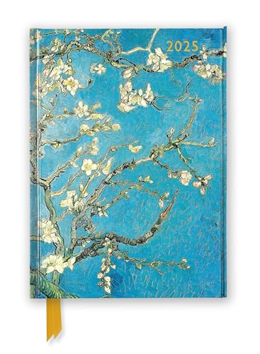 Vincent Van Gogh - Mandelbaum In Blüte - Tischkalender 2025: Original Flame Tree Publishing Din A5-Diary [Taschenkalender] [Taschenkalender]