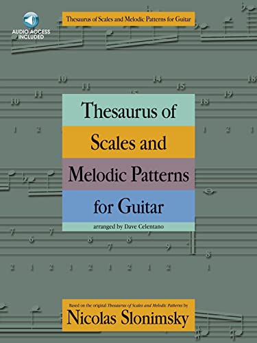 Thesaurus Of Scales And Melodic Patterns For Guitar [Lingua Inglese]: Nicolas Slonimsky