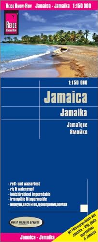 Reise Know-How Landkarte Jamaica 1:150.000: World Mapping Project