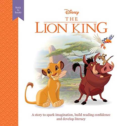 Disney Back To Books: Lion King Disney | Build Reading Confidence | Develop Literacy | National Literacy Framework In Wales | Hardback